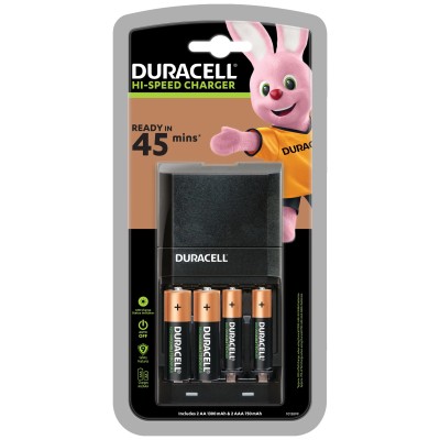 Cargador de Pilas Duracell CEF27EU-EU/ capacidad 2 pilas AA y