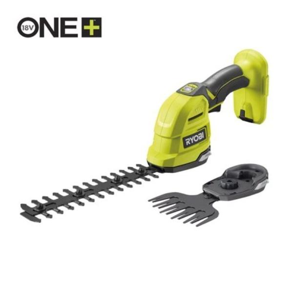 Tijera Arreglasetos y Espada Cortasetos Ryobi ONE+ 18V RY18GSA-0/ Sin Batería ni Cargador