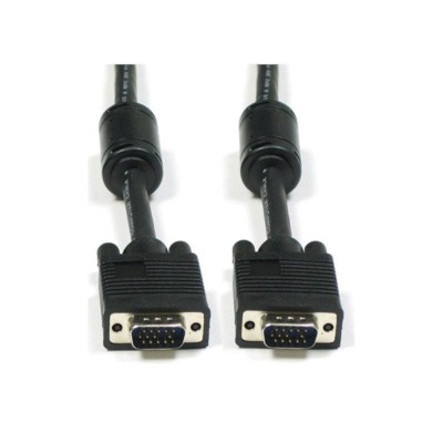 Cable SVGA 3GO CVGA15MM/ VGA Macho - VGA Macho/ 15m/ Negro