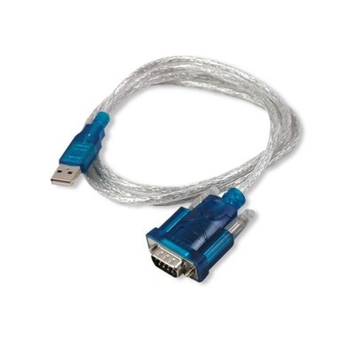 Cable USB 2.0 3GO C102/ USB Macho - DB9 Macho/ 50cm/ Negro