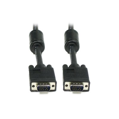 Cable VGA 3GO CVGAMM/ VGA Macho - VGA Macho/ 1.8m/ Negro