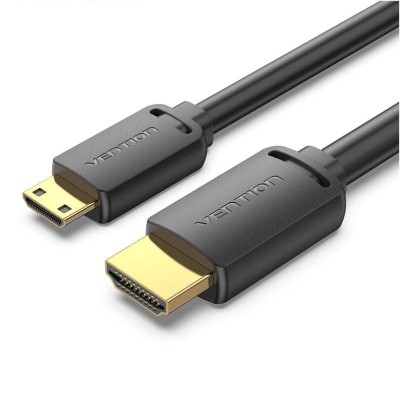 Cable HDMI 4K Vention AGHBF/ HDMI Macho - Mini HDMI Macho/ 1m/