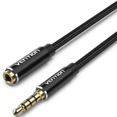 Cable Estéreo Vention BHCBD/ Jack 3.5 Macho - Jack 3.5 Hembra/