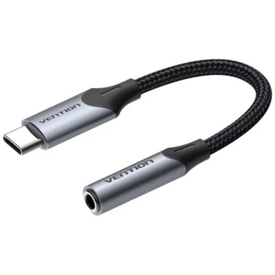 Conversor USB Tipo-C Vention BGJHA/ USB Tipo-C Macho - Jack 3.5