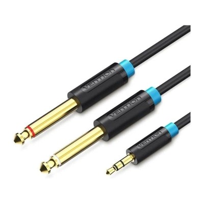 Cable Estéreo Vention BACBD/ Jack 3.5 Macho - 2x Jack 6.5