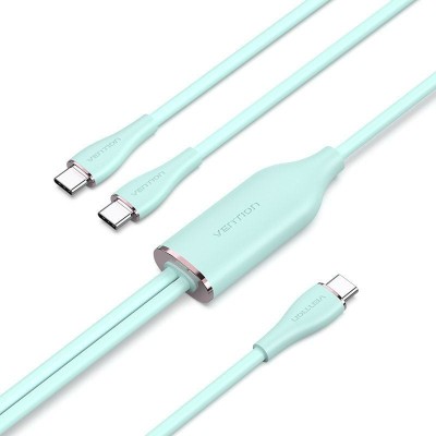 Cable USB 2.0 Tipo-C Vention CTMGG/ USB Tipo-C Macho - 2 x USB