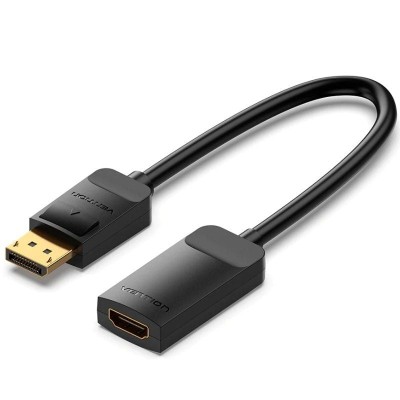 Cable Conversor Vention HBZBB/ DisplayPort Macho - HDMI 4K