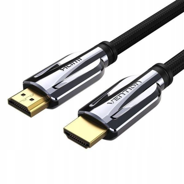 Cable HDMI 2.1 8K Vention AALBF/ HDMI Macho - HDMI Macho/ 1m/ Gris y Negro