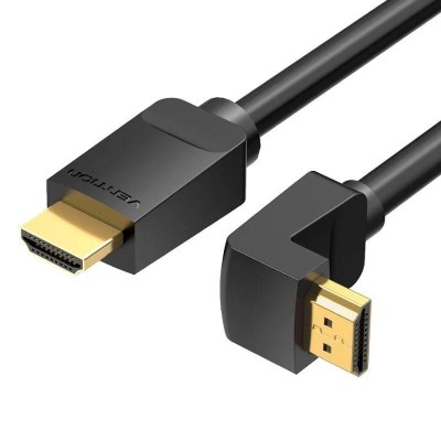 Cable HDMI 2.0 4K Acodado Vention AAQBF/ HDMI Macho - HDMI