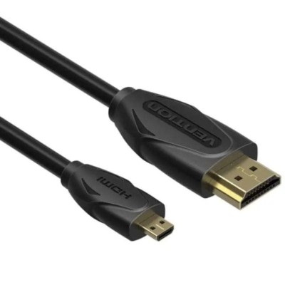 Cable HDMI Vention VAA-D03-B150/ HDMI Macho - Micro HDMI Macho/