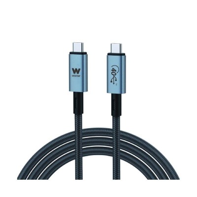 Cable USB 3.1 Tipo-C Woxter PE26-183/ USB Tipo-C Macho - USB