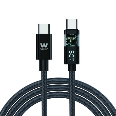 Cable USB 2.0 Tipo-C Woxter PE26-185/ USB Tipo-C Macho - USB