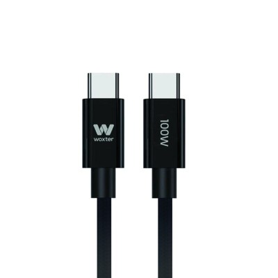 Cable USB 2.0 Tipo-C Woxter PE26-191/ USB Tipo-C Macho - USB