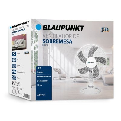 Ventilador de Sobremesa Blaupunkt BP2014/ 40W/ 5 Aspas 30cm/ 3