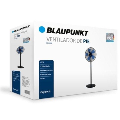 Ventilador de Pie Blaupunkt BP2009/ 45W/ 5 Aspas 40cm/ 3