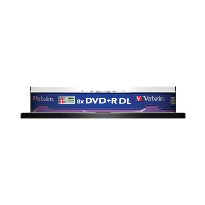 DVD+R Doble Capa Verbatim Advanced AZO 8X/ Tarrina-10uds