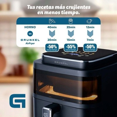 Freidora por Aire / Sin Aceite Grunkel Black Light Fryer/