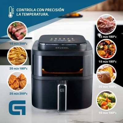 Freidora por Aire / Sin Aceite Grunkel Black Light Fryer/