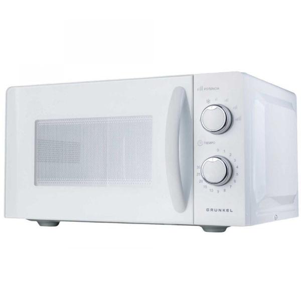 Microondas Grunkel MWG-20MI 700W/ Capacidad 20L/ Función Grill/ Blanco