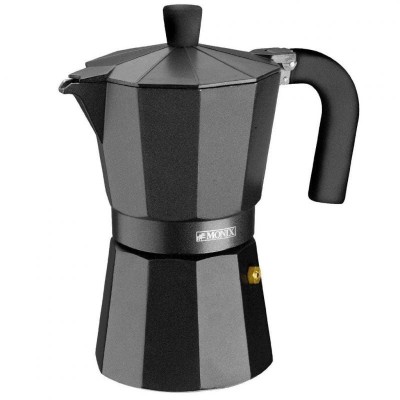 Cafetera Italiana Monix Noir M640012/ 12 Tazas/ Negra