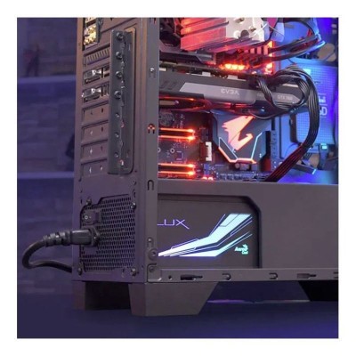 Fuente de Alimentación Aerocool LUX RGB 550M/ 550W/ Ventilador