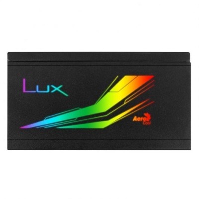 Fuente de Alimentación Aerocool LUX RGB 750M/ 750W/ Ventilador