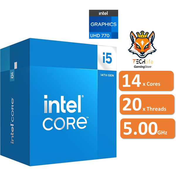 Intel Core i5-14500 a 2.6/5 GHz con Intel UHD 770