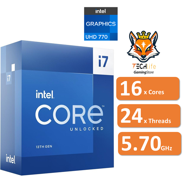 Intel Core i7-13700K Unlocked 3.4/5.4 GHz con Intel UHD 770