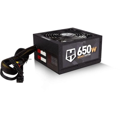 Fuente de Alimentación Nox Hummer/ 650W/ Ventilador 14cm/ 80