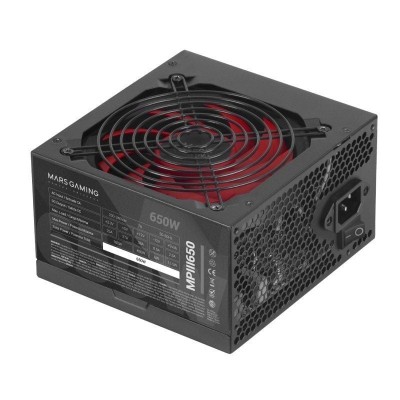 Fuente de Alimentación Mars Gaming MPIII650/ 650W/ Ventilador