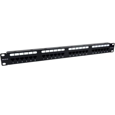 Patch Panel Phasak PU 2421/ 24 Puertos/ Cat.6A/ Altura 1U