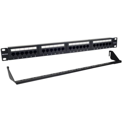 Patch Panel Phasak PU 2424/ 24 Puertos/ Cat.6/ Altura 1U/