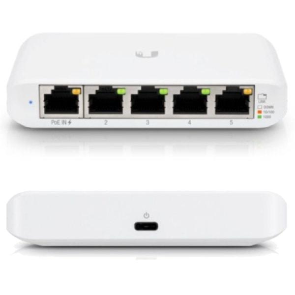 Switch Gestionado Ubiquiti USW-Flex Mini 5 Puertos/ RJ45 10/100/1000 POE