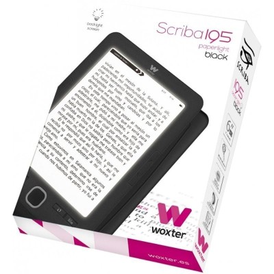 Libro Electrónico Ebook Woxter Scriba 195 Paperlight Black/ 6'/