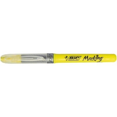 Caja de Marcadores Fluorescentes Bic Brite Liner Grip/ 12