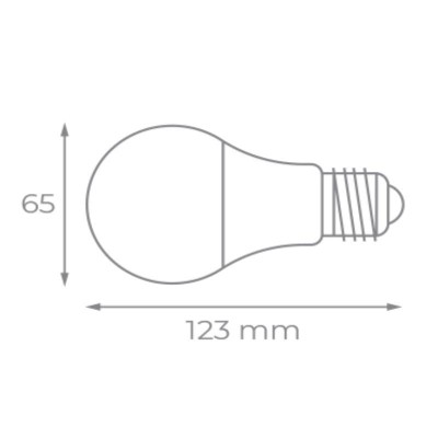 Bombilla Led Iglux XST-1227-F V2/ Casquillo E27/ 12W/ 1100