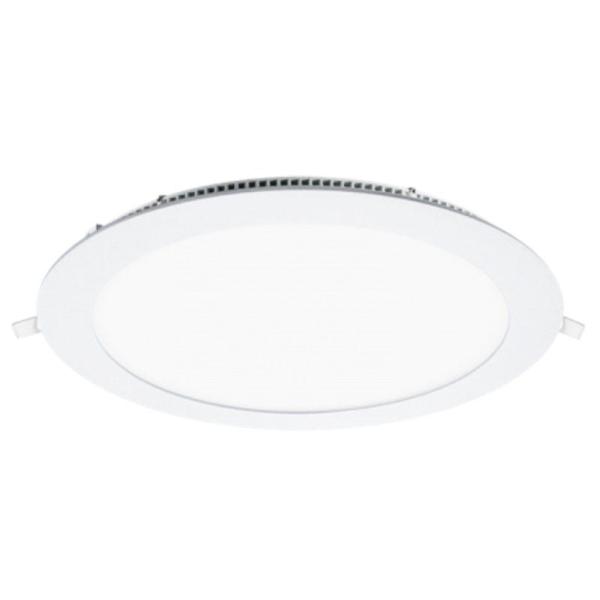 Downlight Iglux LS-102118-FB V2/ Circular/ Ø220 x 19mm/ Potencia 18W/ 1700 Lúmenes/ 6000ºK/ Blanco