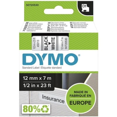 Cinta Rotuladora Adhesiva de Plástico Dymo D1 45013/ para Label