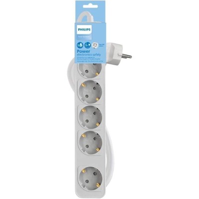 Regleta con Interruptor Philips CHP2154W/10/ 5 Tomas de