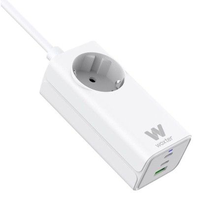 Regleta Woxter PE26-180/ 1 Tomas de Corriente/ 2 USB Tipo-C/ 1