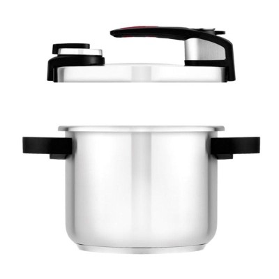 Olla a Presión Tekna A185602/ Ø22cm/ 6L/ Acero Inoxidable/ Apta