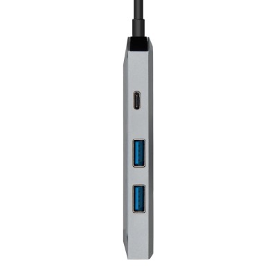 Docking USB Tipo-C Aisens ASUC-4P002-GR/ 1xHDMI/ 2xUSB/ 1xUSB