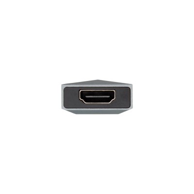 Docking USB Tipo-C Aisens ASUC-4P002-GR/ 1xHDMI/ 2xUSB/ 1xUSB