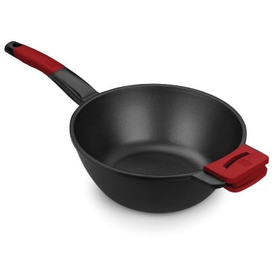 Sartén Bra Wok Premiere A412028/ Ø28cm/ Aluminio fundido/ Apta