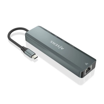 Docking USB Tipo-C Aisens ASUC-5P011-GR/ 1xHDMI/ 2xUSB/ 1xRJ45/