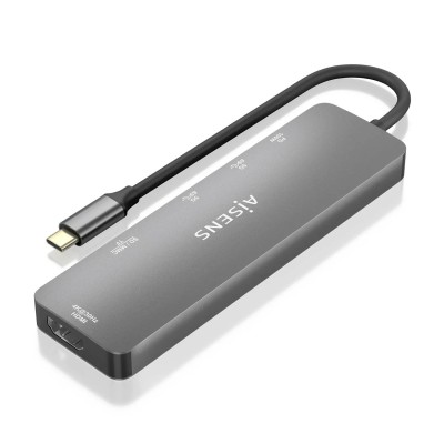 Docking USB Tipo-C Aisens ASUC-6P016-GR/ 1xHDMI/ 2xUSB/