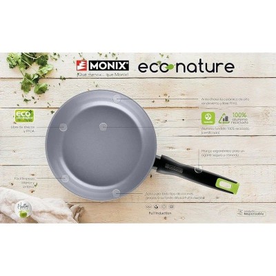 Sartén Monix Eco Nature M261224/ Ø24cm/ Aluminio forjado/ Apta