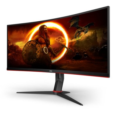 AOC Gaming CU34G2X 34'/ WQHD/ 1ms/ 144Hz/ VA/ Negro y Rojo