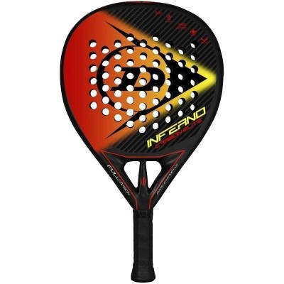 Pala de Pádel Dunlop Inferno Carbon Elite 2022/ Naranja y