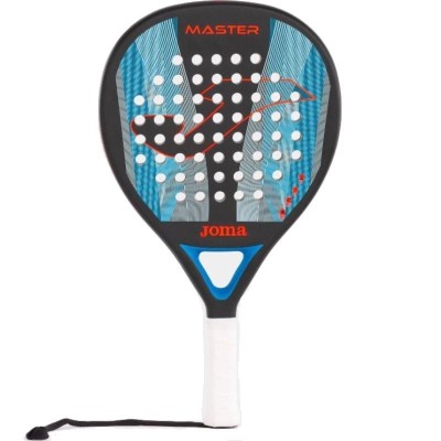 Pala de Pádel Joma Master/ Negro y Turquesa Flúor